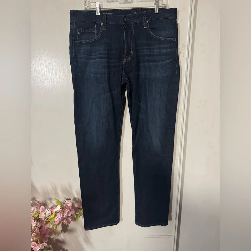 AG Adriano Goldschmied Dark Blue Men's Jeans - Picture 2 of 6